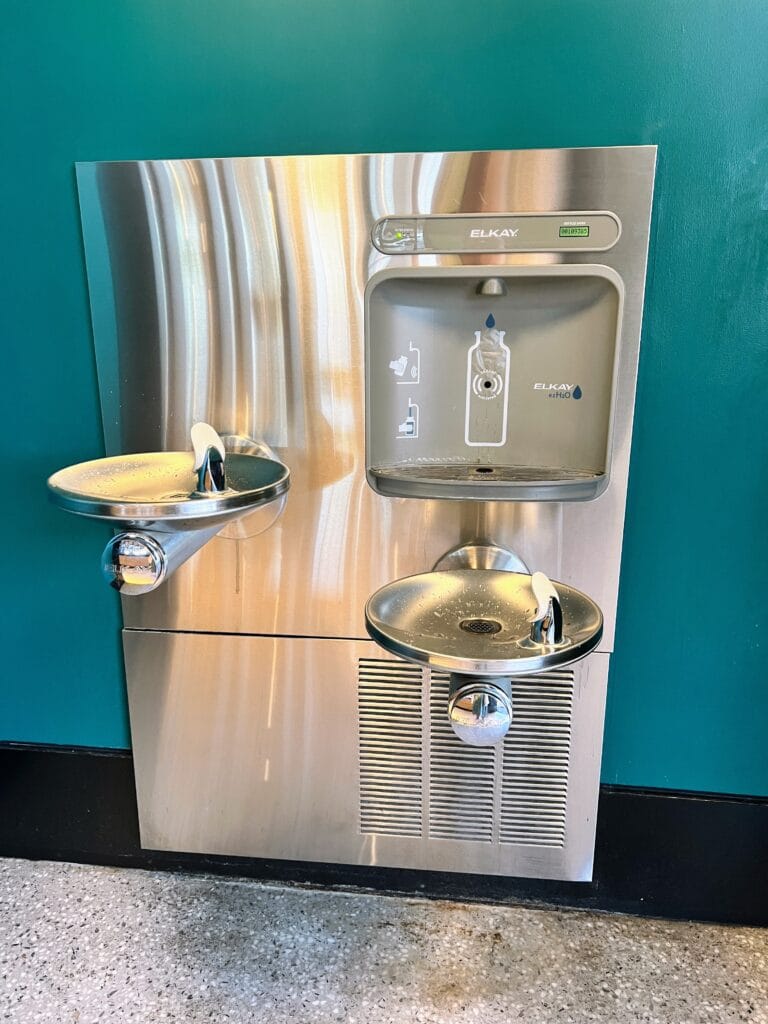 water bottle filling station