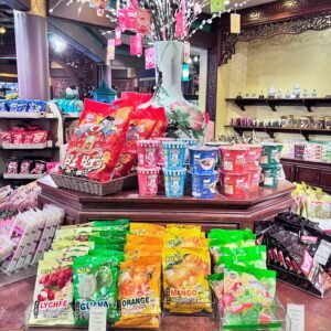 Snacks in the House of Good Fortune store in China Pavilion