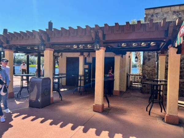 Standing Tables in Mexico at Epcot
