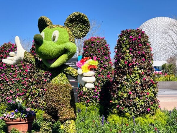 Flower and garden festival for adults mickey topiary