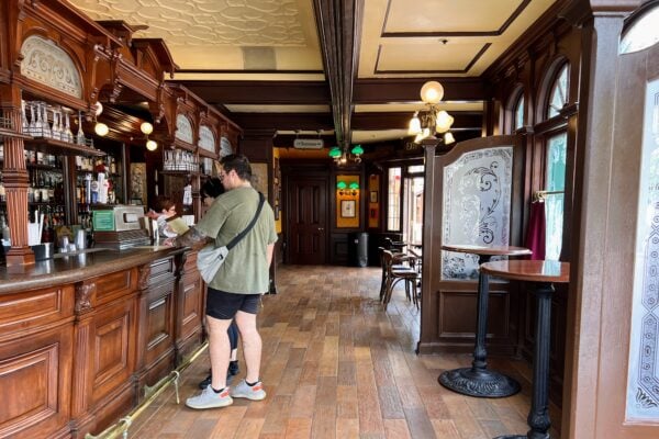 rose and crown bar and standing tables rose and crown