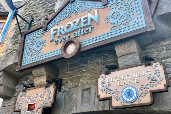 frozen ever after sign