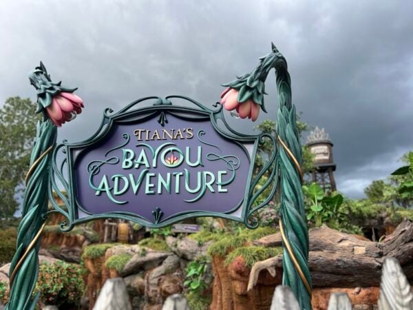 Tiana's Bayou Adventure Signage