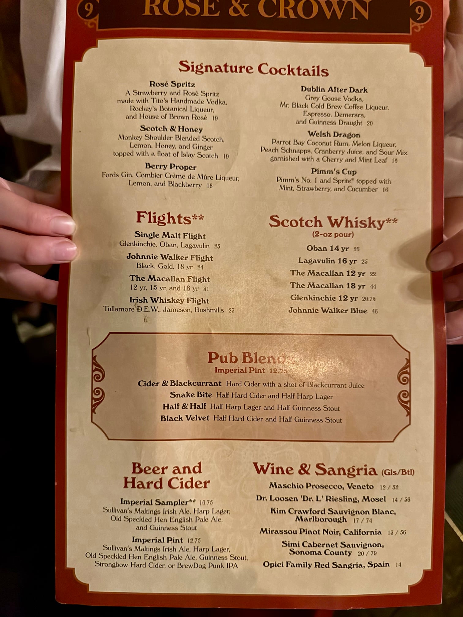Rose Tea Botle EPCOT Pimm's Cup Recipe (Rose & Crown Copycat)