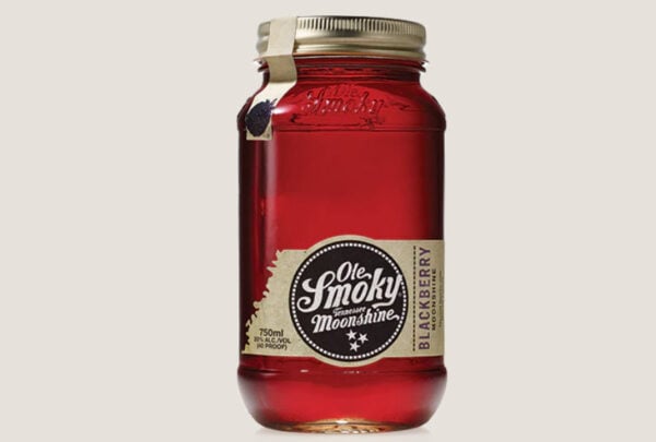 Bottle of Ole Smoky Blackberry Moonshine